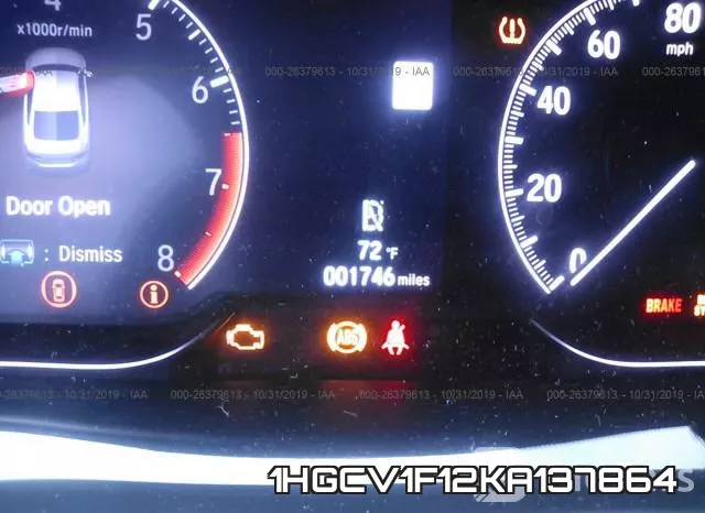 1HGCV1F12KA137864 фото 7