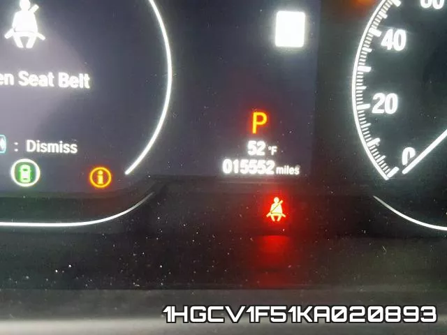 1HGCV1F51KA020893 фото 9