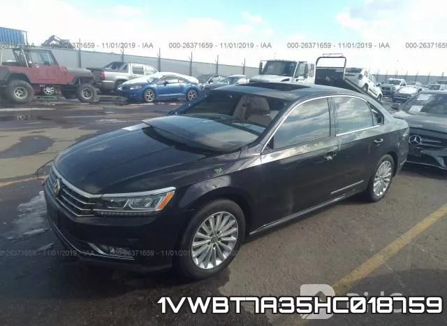 1VWBT7A35HC018759 фото 2