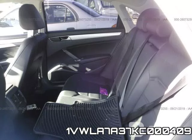 1VWLA7A37KC000409 фото 8
