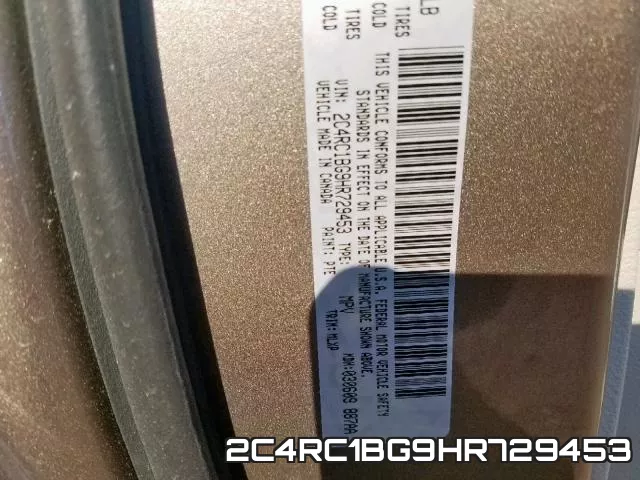 2C4RC1BG9HR729453 фото 2