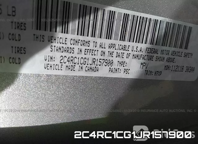 2C4RC1CG1JR157900 фото 9