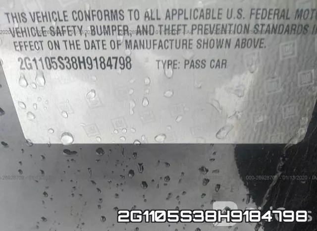 2G1105S38H9184798 фото 8