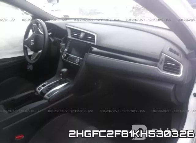 2HGFC2F81KH530326 фото 5