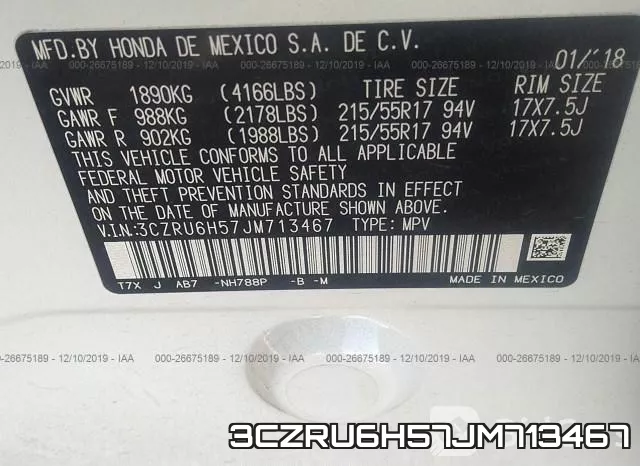 3CZRU6H57JM713467 фото 8