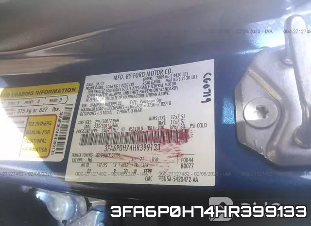 3FA6P0H74HR399133 фото 9