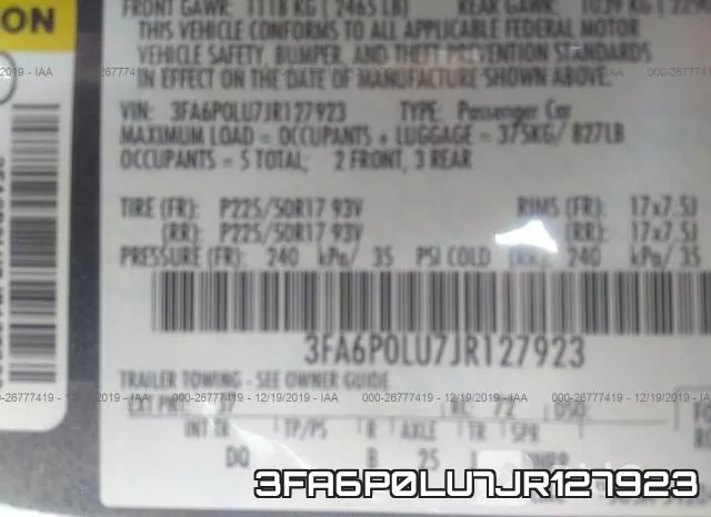 3FA6P0LU7JR127923 фото 9