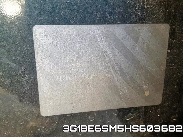 3G1BE6SM5HS603682 фото 2