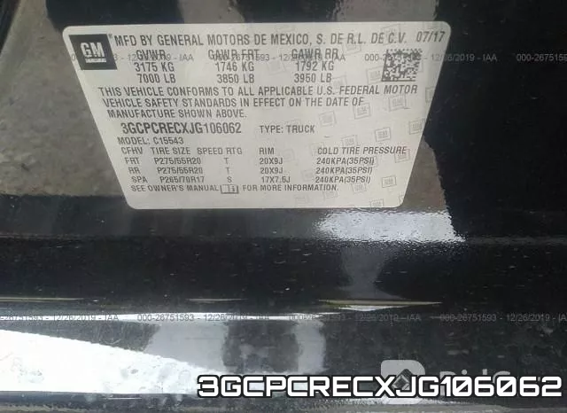 3GCPCRECXJG106062 фото 7