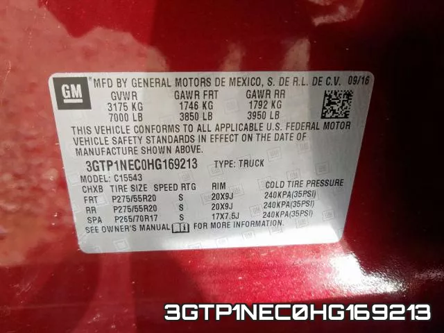3GTP1NEC0HG169213 фото 2