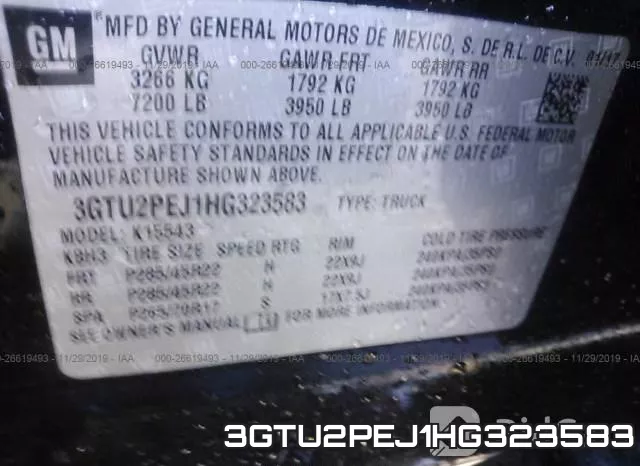 3GTU2PEJ1HG323583 фото 8