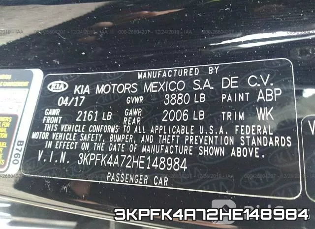 3KPFK4A72HE148984 фото 9