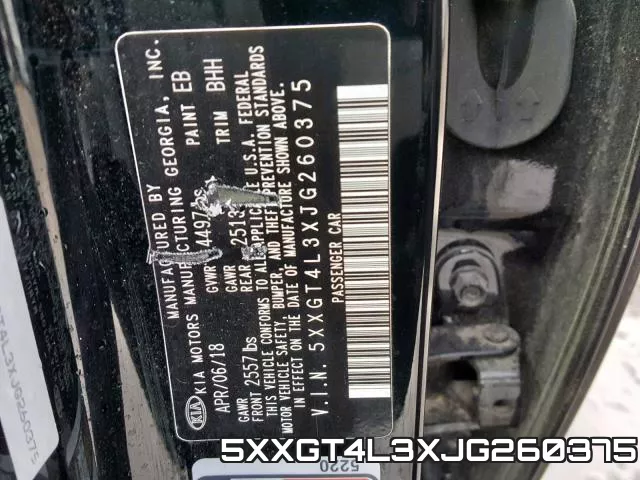 5XXGT4L3XJG260375 фото 2