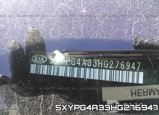 5XYPG4A33HG276947 фото 7