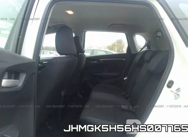 JHMGK5H56HS007765 фото 9