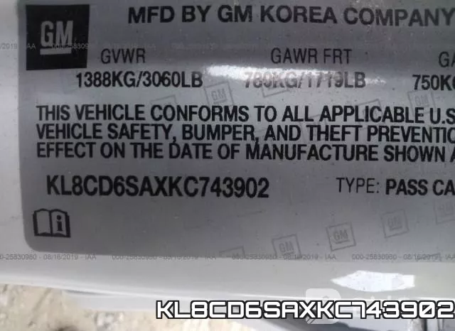 KL8CD6SAXKC743902 фото 7