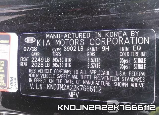 KNDJN2A22K7666112 фото 8