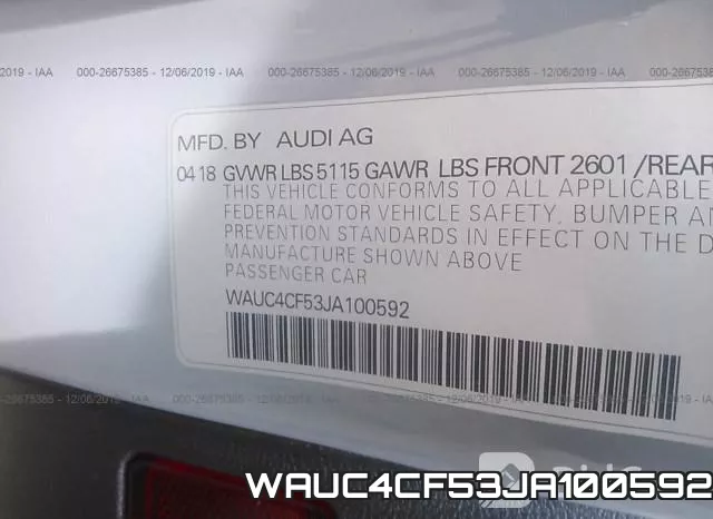 WAUC4CF53JA100592 фото 8