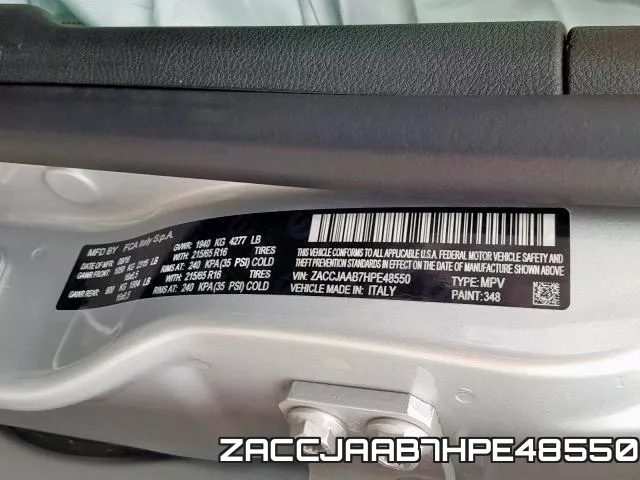 ZACCJAAB7HPE48550 фото 2