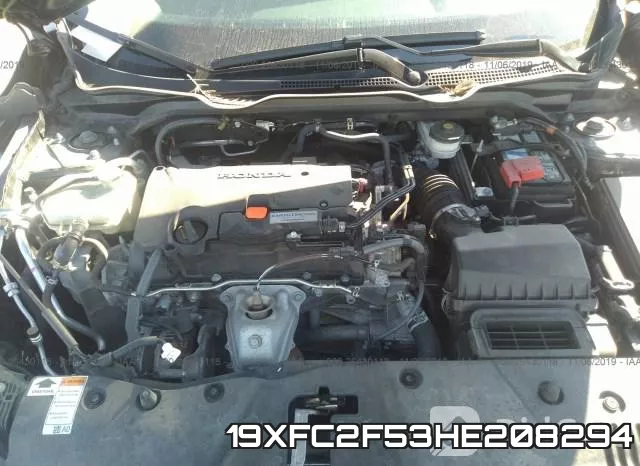 19XFC2F53HE208294 фото 2