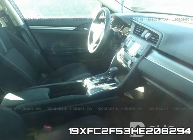 19XFC2F53HE208294 фото 3