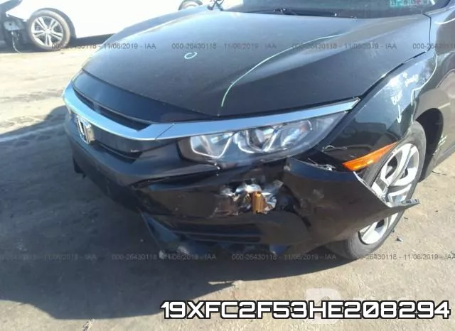 19XFC2F53HE208294 фото 4