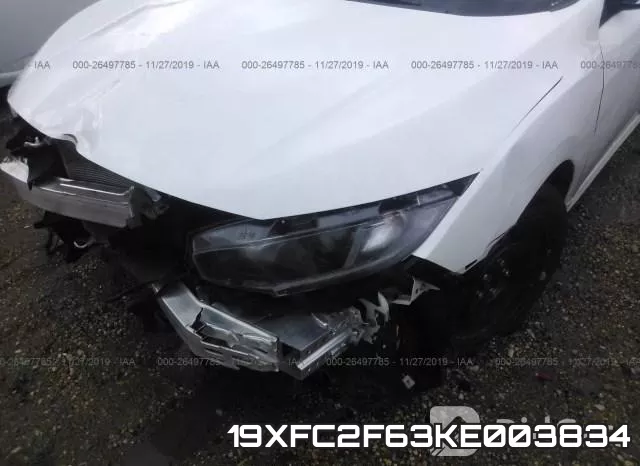 19XFC2F63KE003834 фото 5