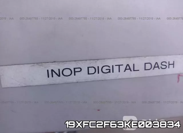 19XFC2F63KE003834 фото 6