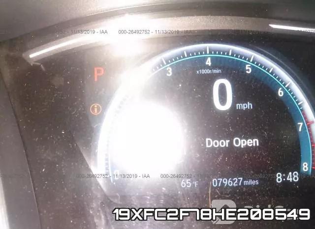 19XFC2F78HE208549 фото 7