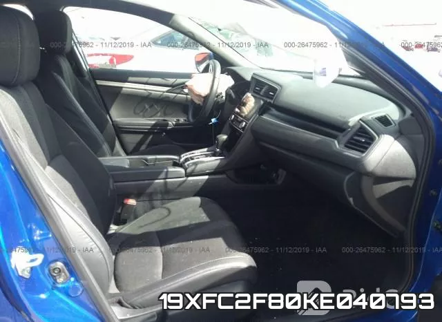 19XFC2F80KE040793 фото 4