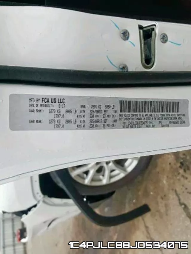1C4PJLCB8JD534075 фото 2