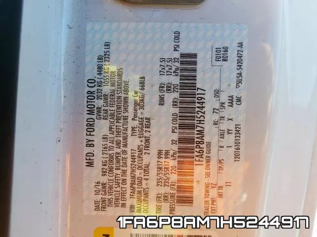 1FA6P8AM7H5244917 фото 2