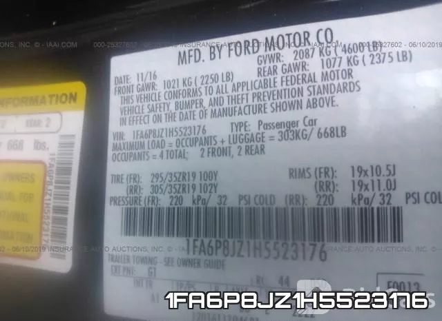 1FA6P8JZ1H5523176 фото 8
