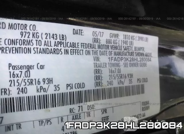 1FADP3K28HL280084 фото 7
