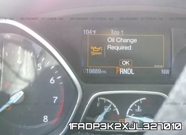 1FADP3K2XJL327010 фото 8