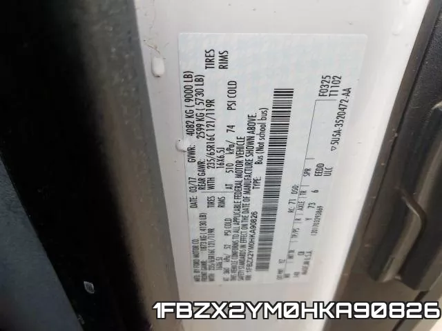 1FBZX2YM0HKA90826 фото 2