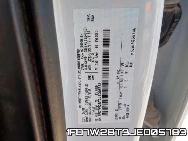 1FD7W2BT3JED05783 фото 2