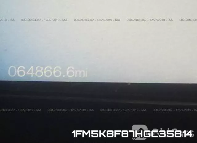 1FM5K8F87HGC35814 фото 7