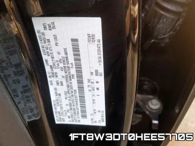 1FT8W3DT0HEE57705 фото 2