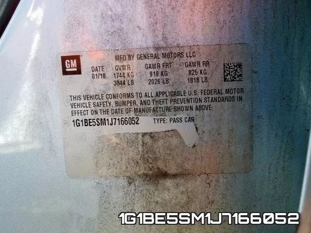 1G1BE5SM1J7166052 фото 2
