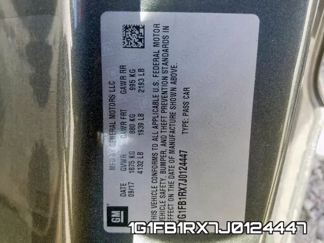 1G1FB1RX7J0124447 фото 2
