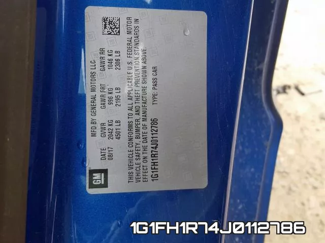1G1FH1R74J0112786 фото 2