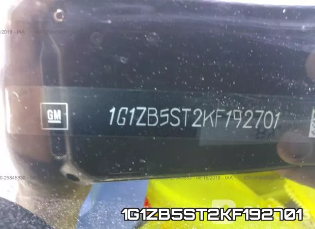 1G1ZB5ST2KF192701 фото 10