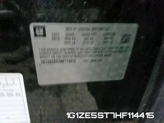 1G1ZE5ST7HF114415 фото 2