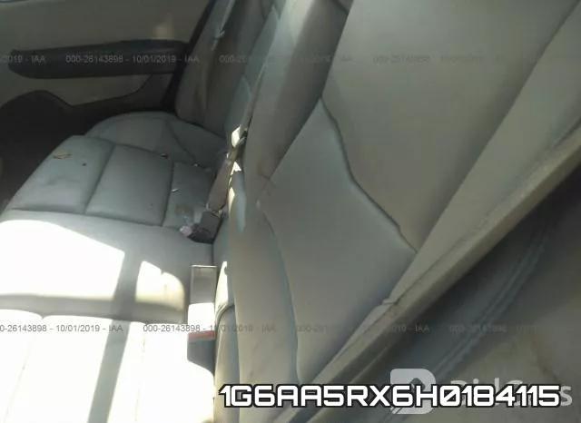 1G6AA5RX6H0184115 фото 7