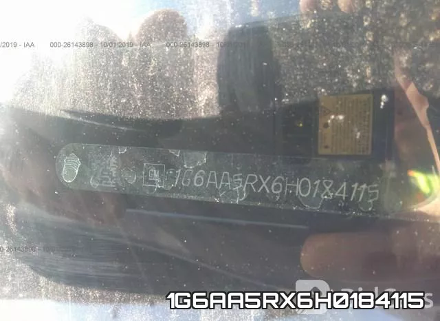 1G6AA5RX6H0184115 фото 8