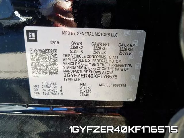 1GYFZER40KF176575 фото 2