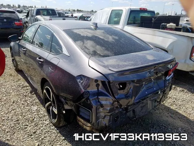 1HGCV1F33KA113963 фото 4