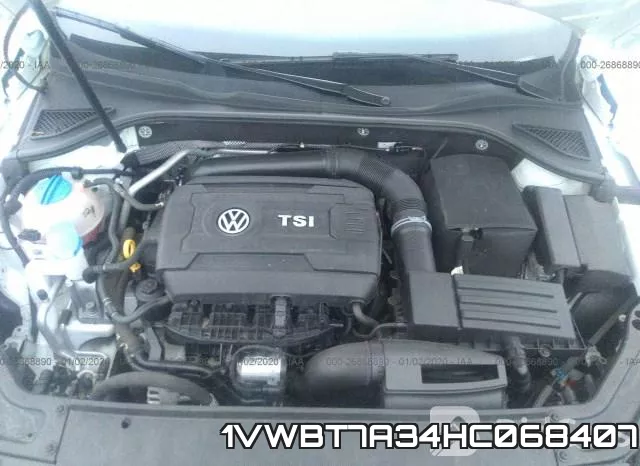 1VWBT7A34HC068407 фото 2
