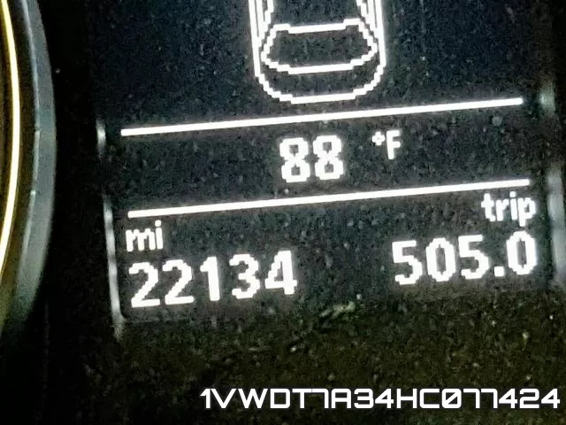 1VWDT7A34HC077424 фото 7